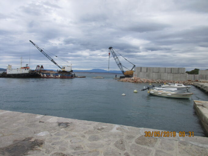 Radovi u luci Crikvenica