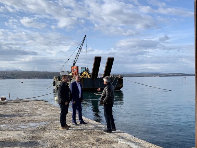 Radovi u luci Crikvenica - uzvanici