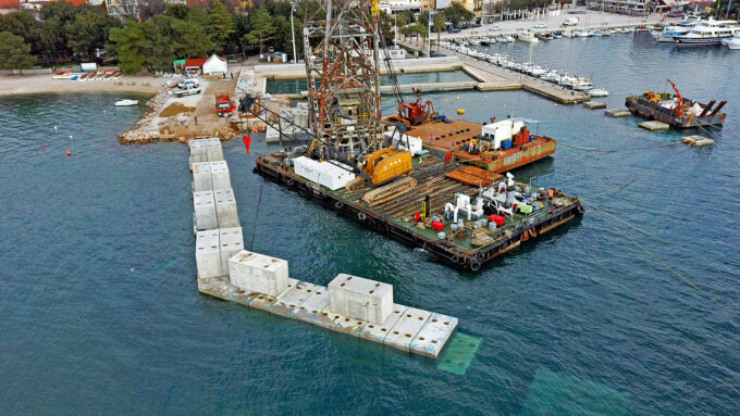 Luka Crikvenica - radovi u tijeku