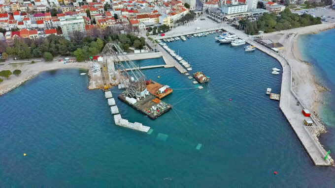 Luka Crikvenica - radovi u tijeku