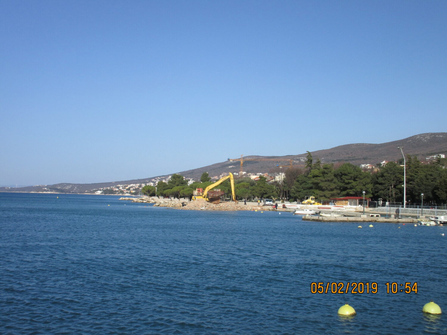 Radovi u luci Crikvenica